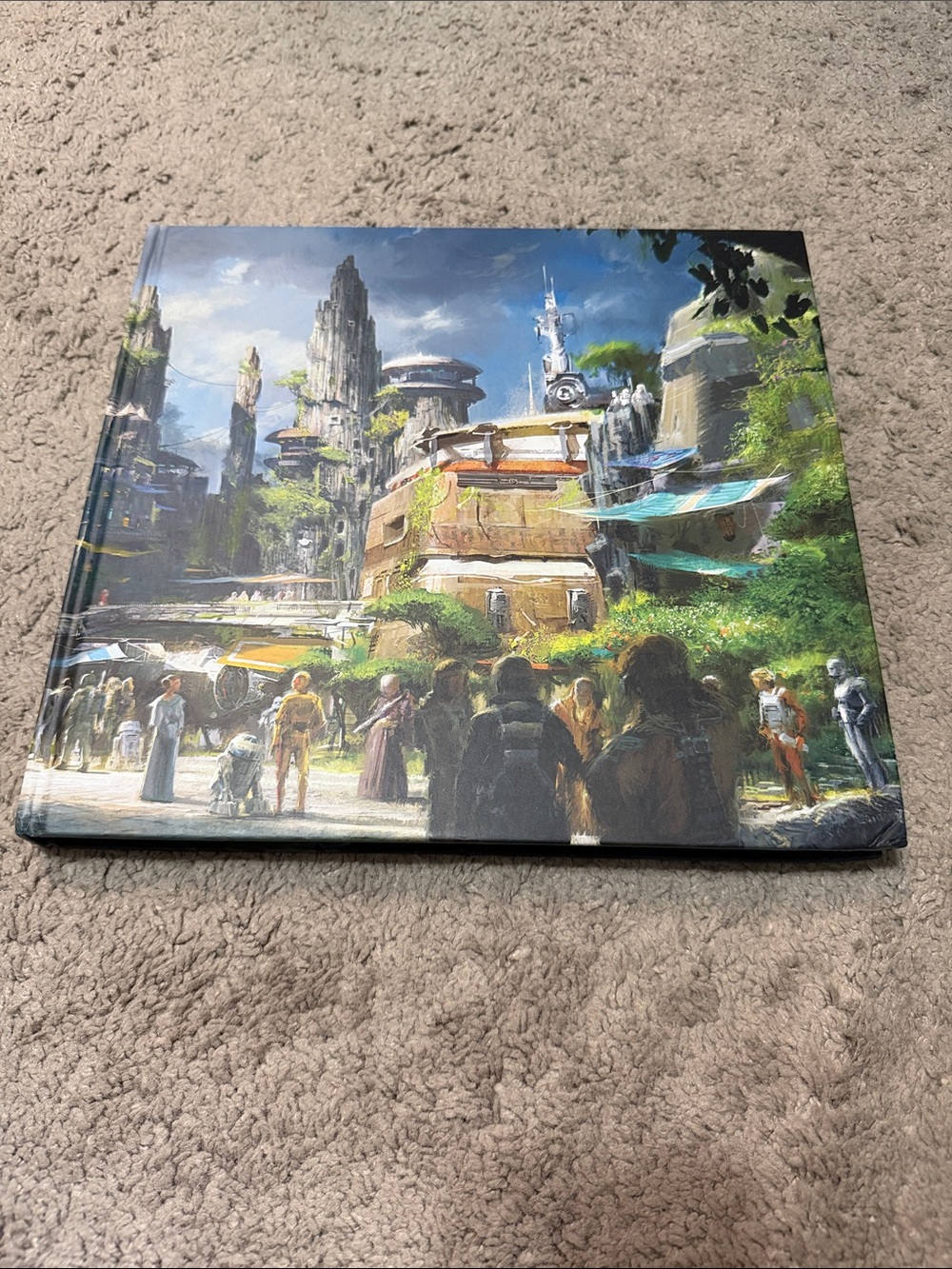 Star Wars Galaxy's Edge Art Book - White, Orange, Brown